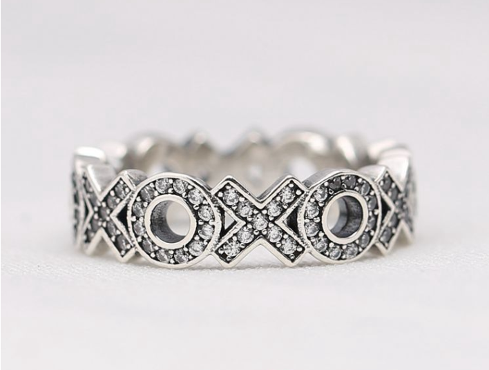 Pandora Hugs & Kisses Ring Size 50 Brand New