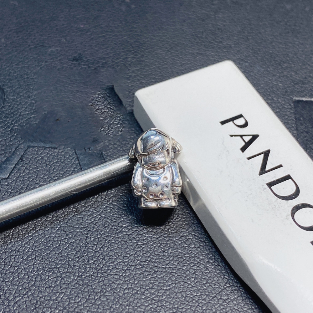 pandora silver girl charm