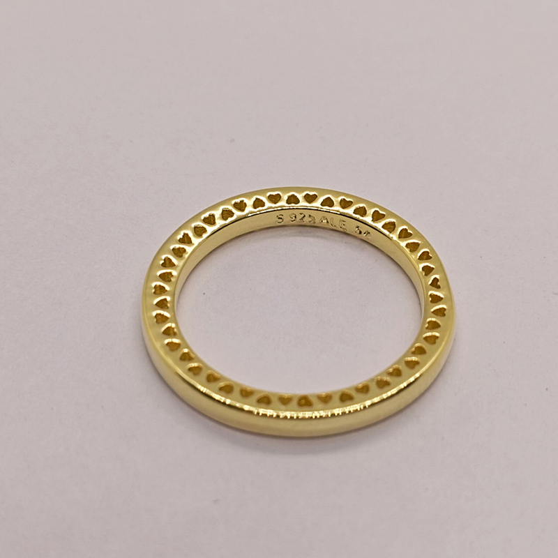 pandora classic hearts of pandora gold ring