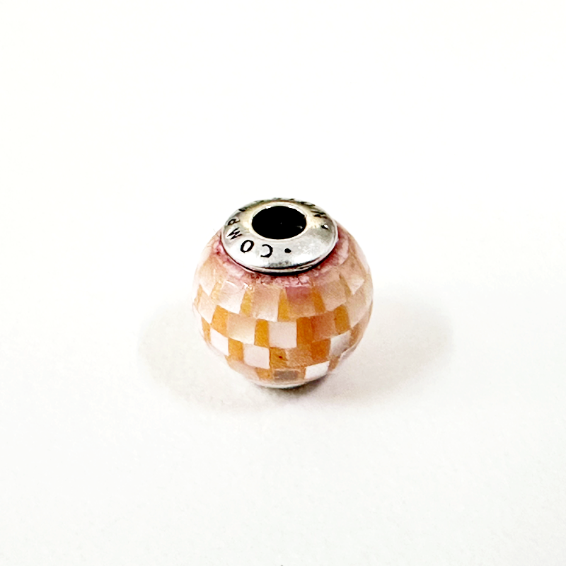pandora essence compassion, pink mother-of-pear mosaic