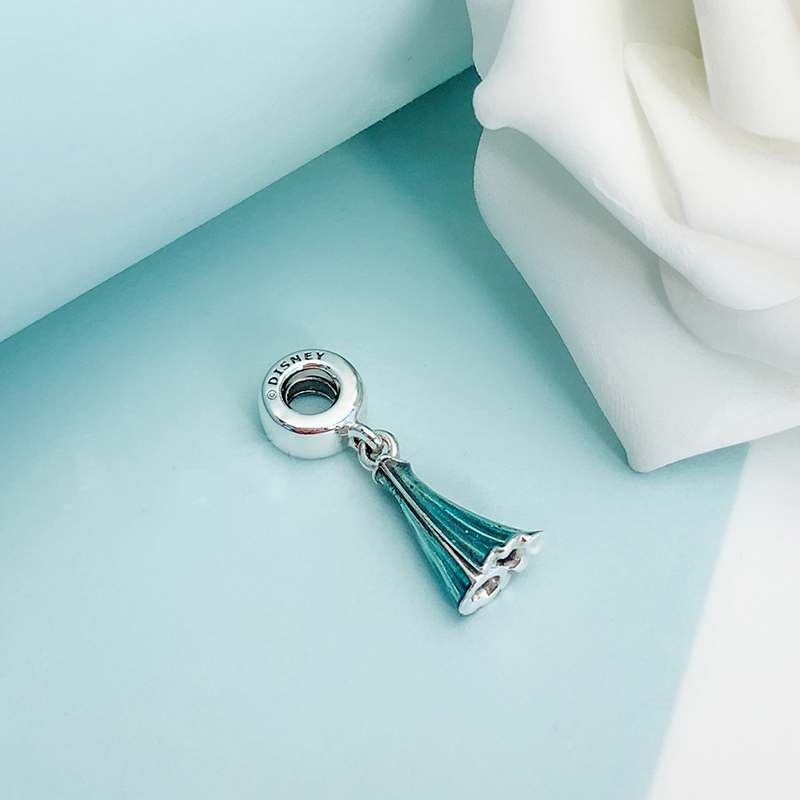 pandora silver charm elsas dress