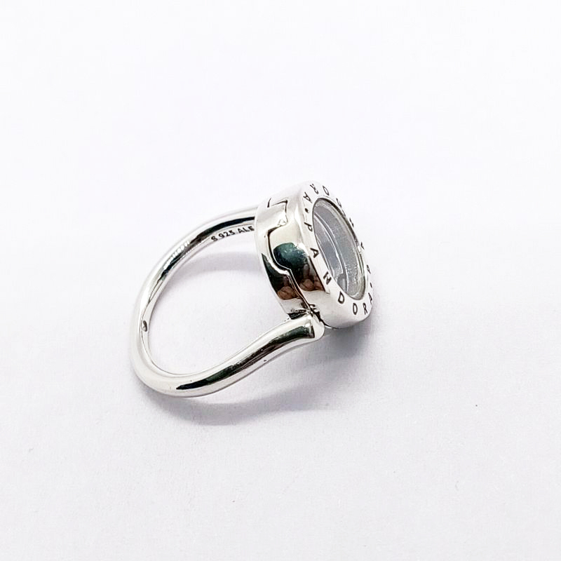 pandora circle floating locket ring
