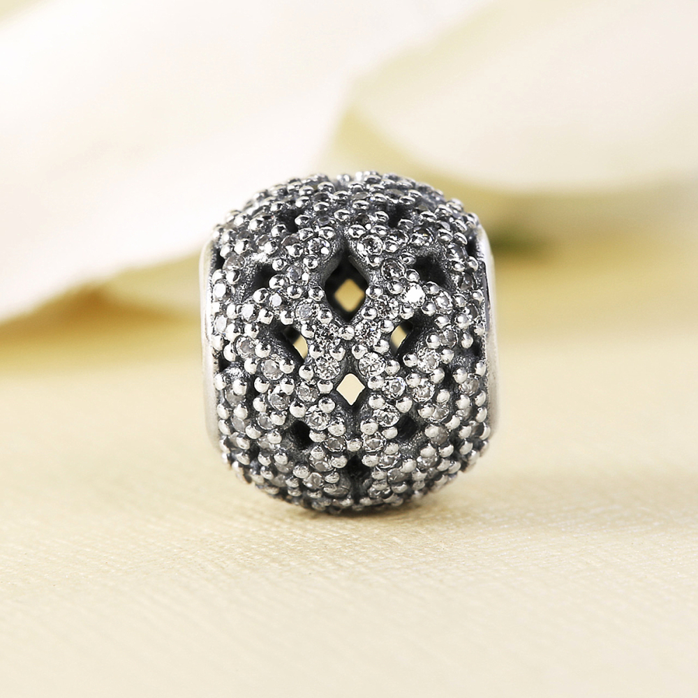 pandora charm - s925 ale -sparkling openwork lace