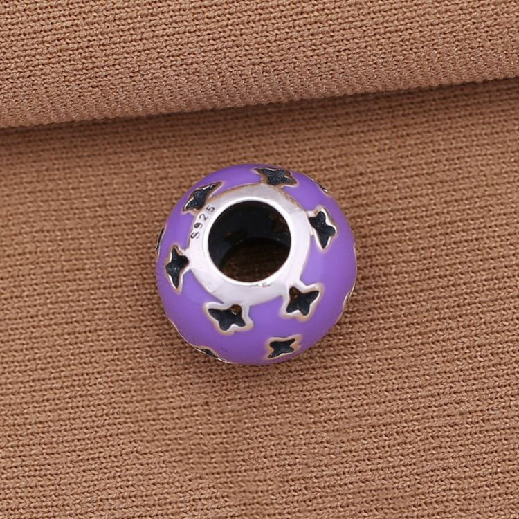 pandora pink fluttering butterflies bracelet charm s925 ale