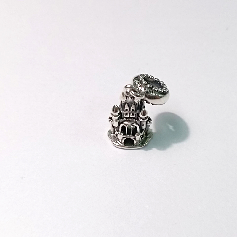 pandora ale 925 solid silver regal castle disney world pendant charm