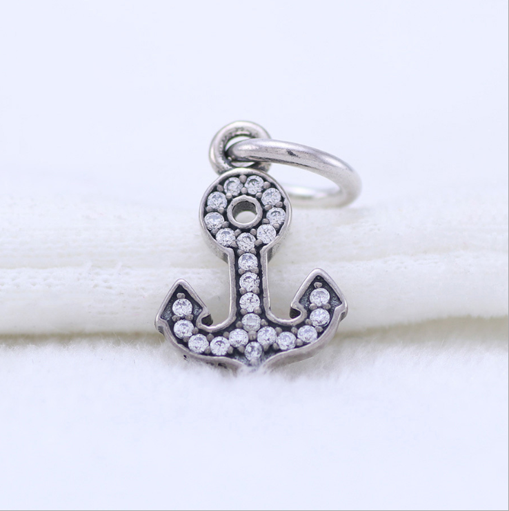 pandora silver charm symbol of stability