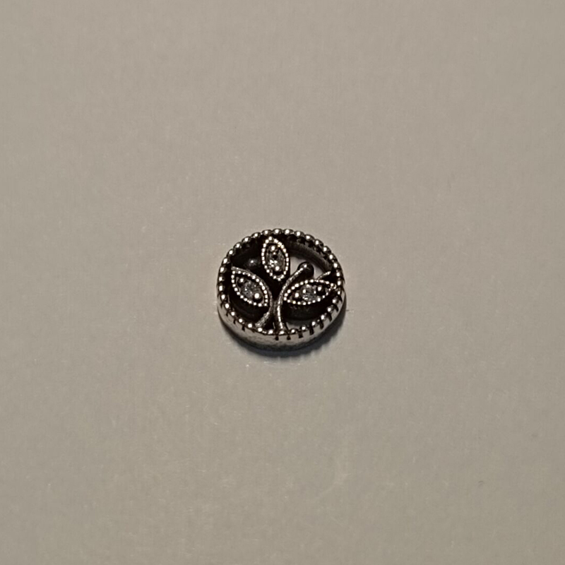 pandora sparkling family tree petite floating locket charm