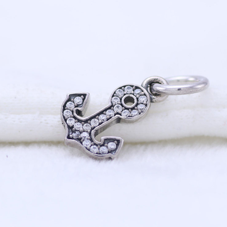 pandora silver charm symbol of stability