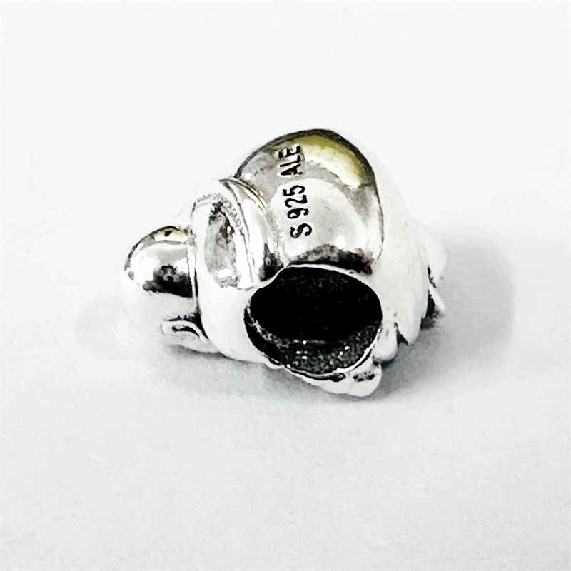 meditation smiling buddha & pouch 925 ale pandora charm