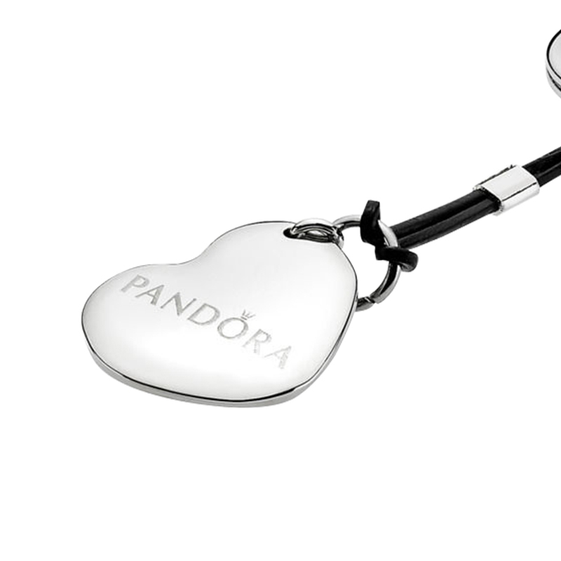 pandora silver heart pandora clasp opener/key ring