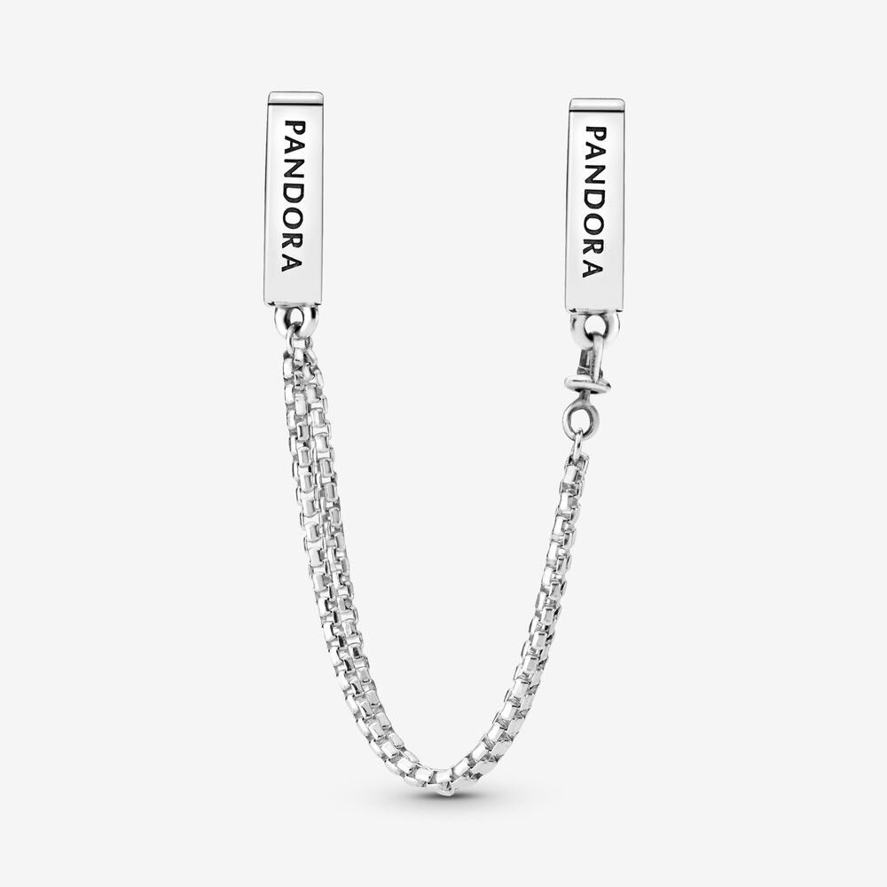 pandora reflexions parkling safety chain clip charm cz