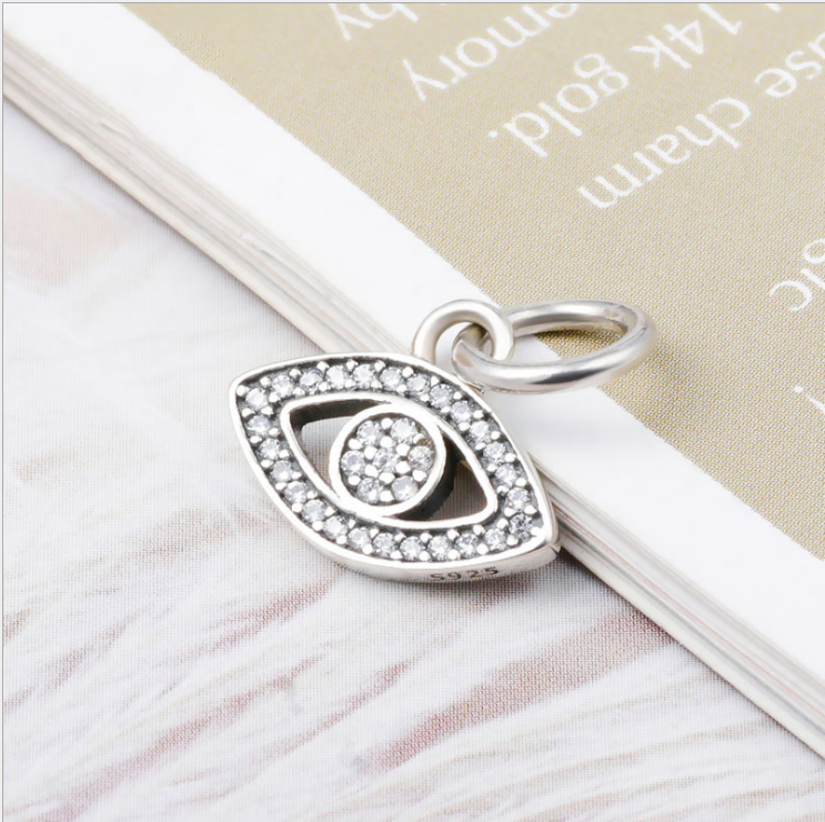 pandora symbol of insight evil eye dangle charm