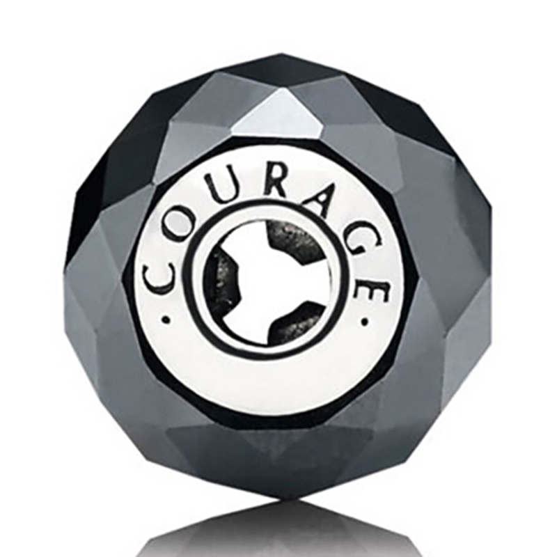 pandora essence collection silver courage charm