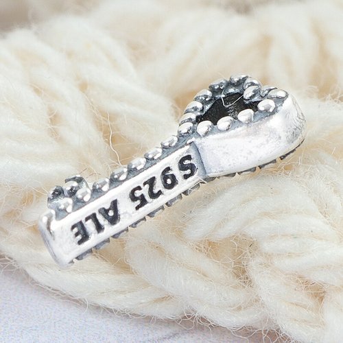 pandora silver beaded heart key petite floating locket charm