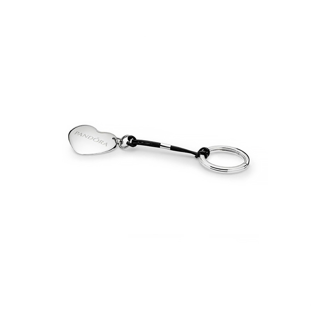 pandora silver heart pandora clasp opener/key ring