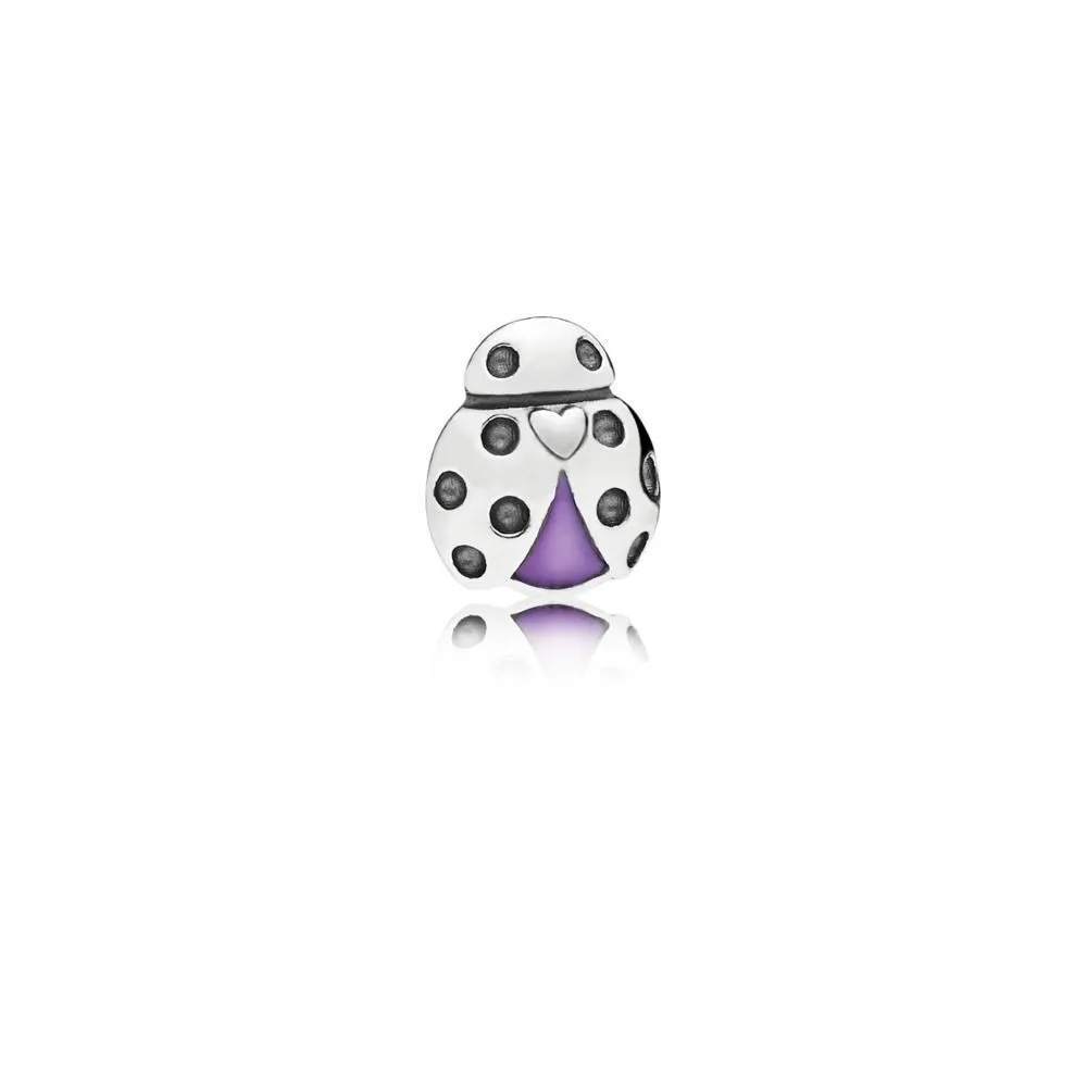 pandora silver ladybird petite floating locket charm