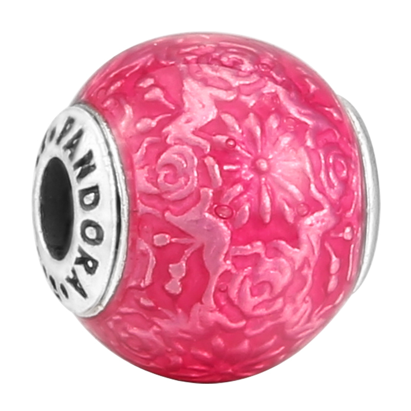 pandora essence freedom red enamel charm bead
