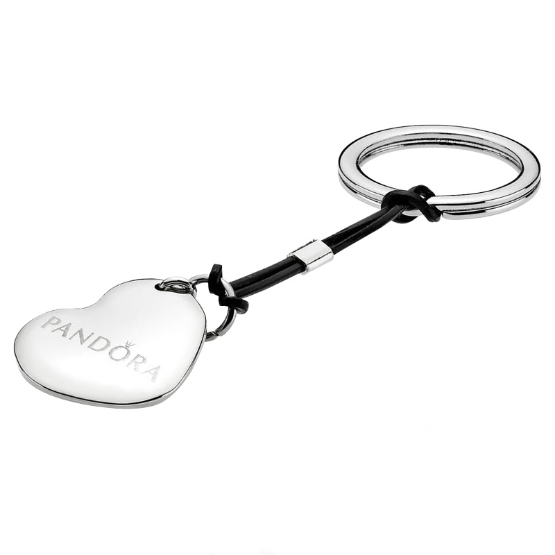 pandora silver heart pandora clasp opener/key ring