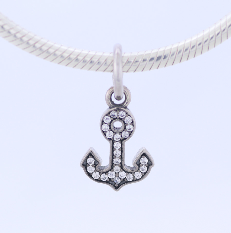 pandora silver charm symbol of stability