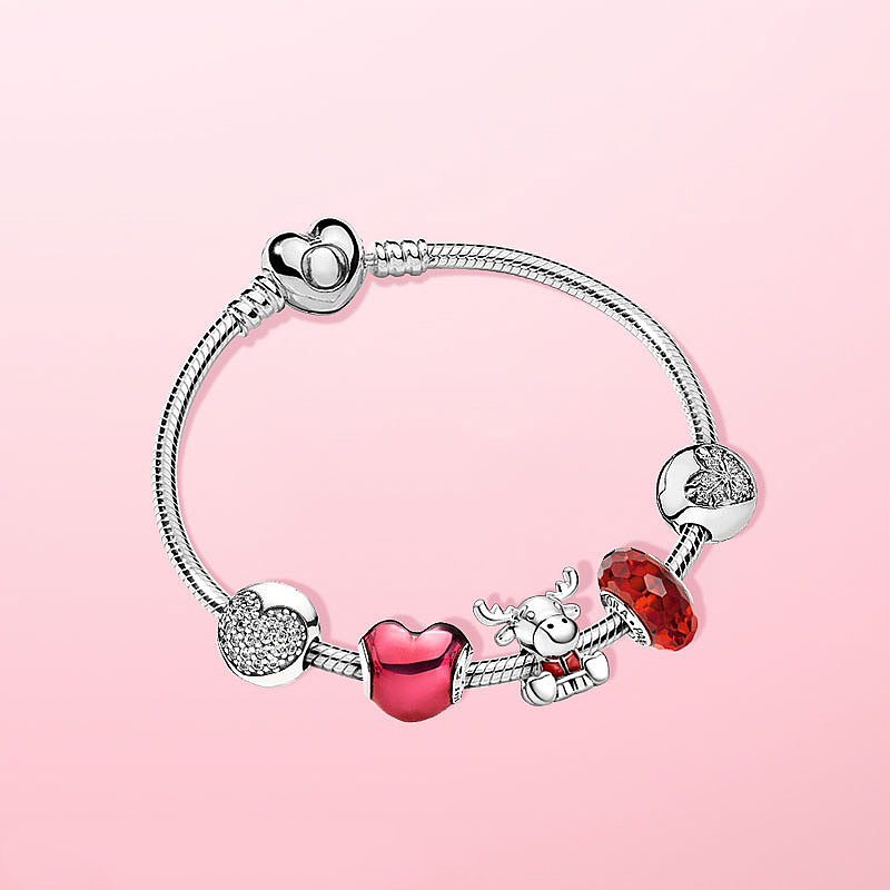 pandora charm sterling silver ale s925 canada moose maple leaf