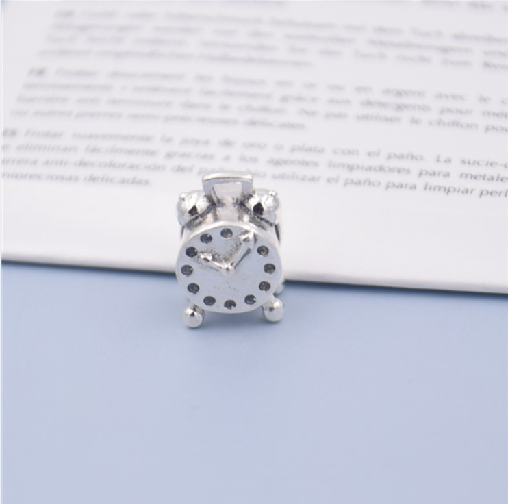 pandora sterling silver s925 ale alarm clock charm