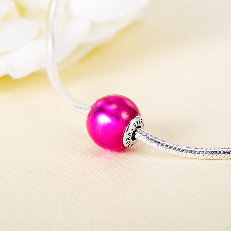 passion pandora essence synthetic ruby charm bead