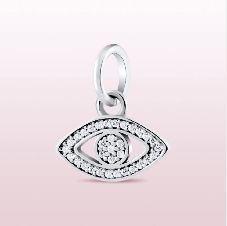 pandora symbol of insight evil eye dangle charm