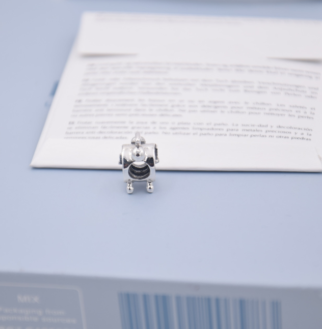 pandora sterling silver s925 ale alarm clock charm
