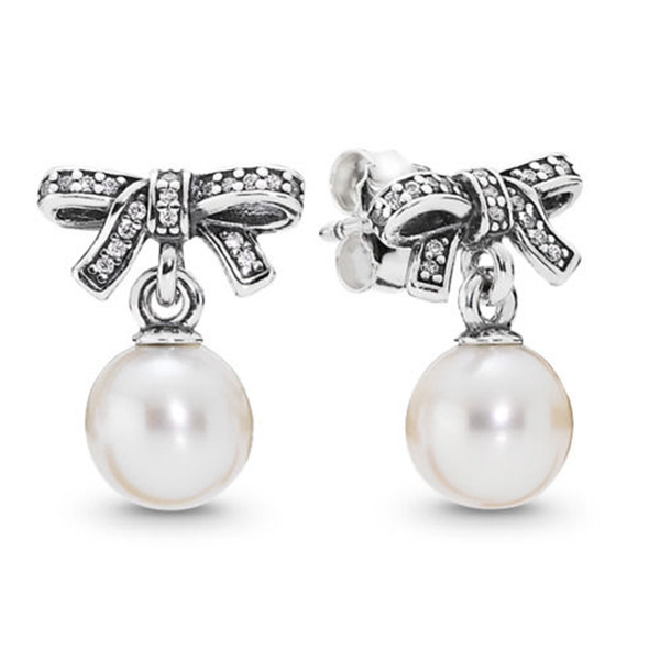 pandora earring stud delicate sentiments