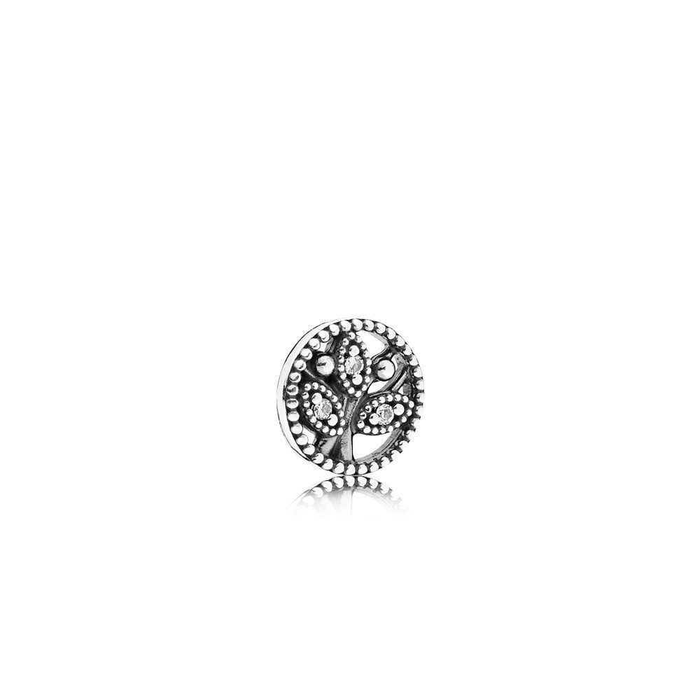 pandora sparkling family tree petite floating locket charm