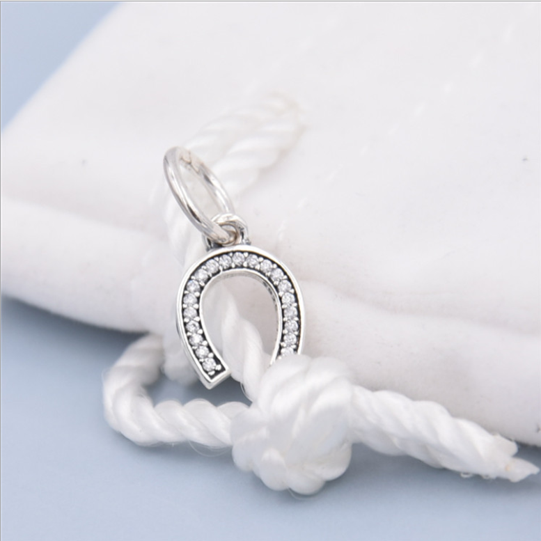 symbol of luck pandora dangle horseshoe pendant/charm