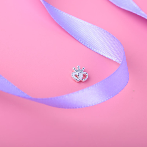 pandora crowned hearts petite floating locket charm