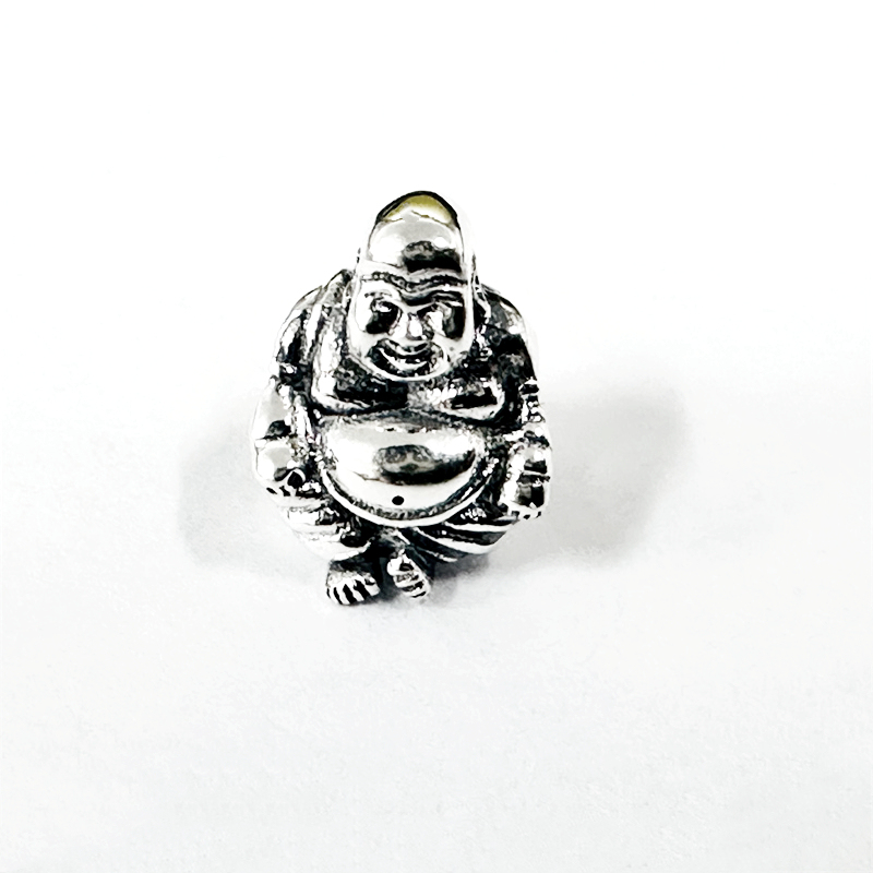 meditation smiling buddha & pouch 925 ale pandora charm