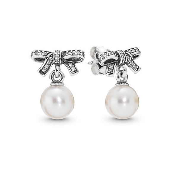 pandora earring stud delicate sentiments