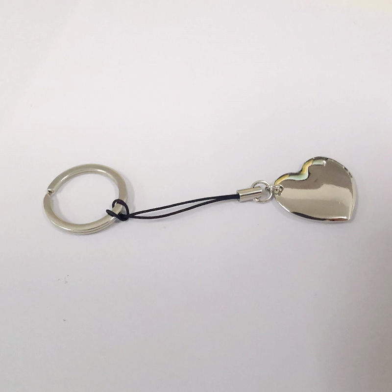 pandora silver heart pandora clasp opener/key ring