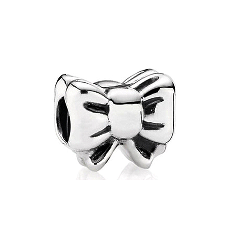 pandora silver charm "bow" or "perfect gift"