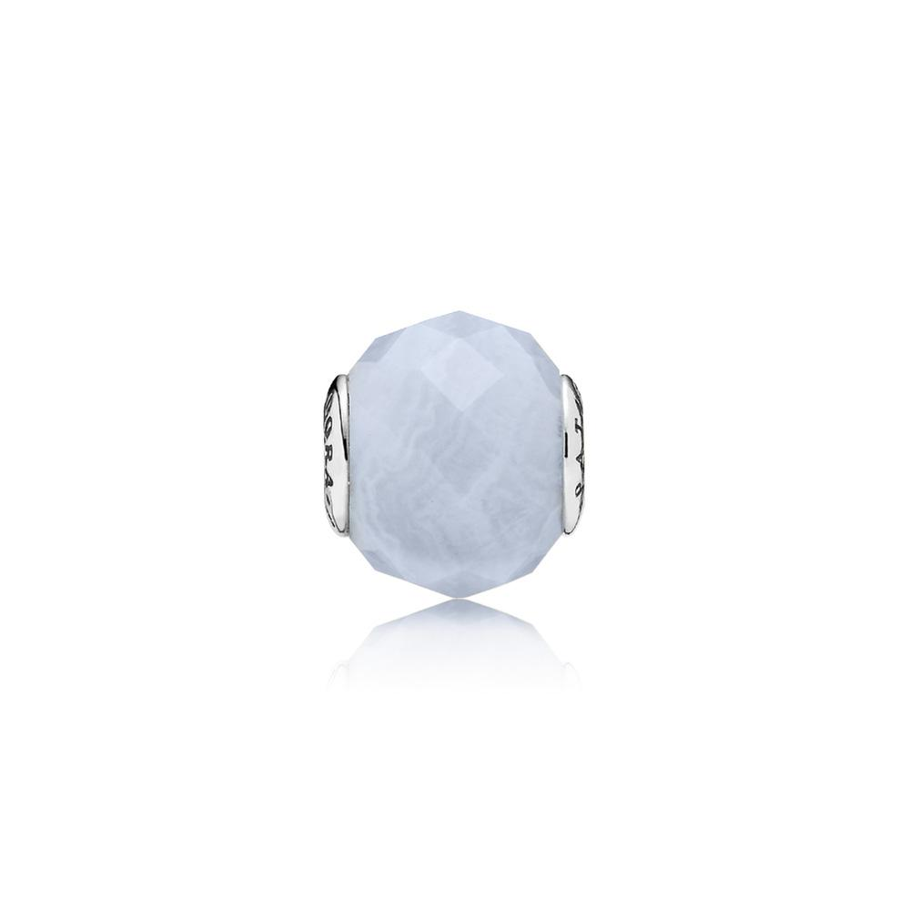 pandora essence silver blue agate patience charm
