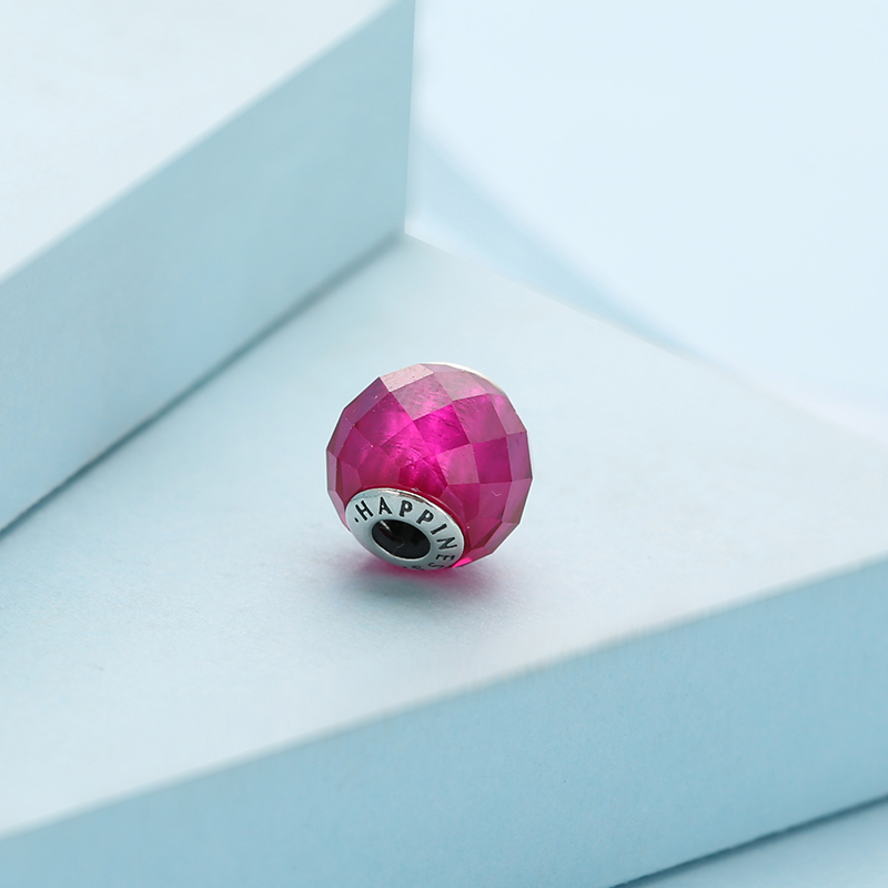 pandora essence collection happiness synthetic ruby bead