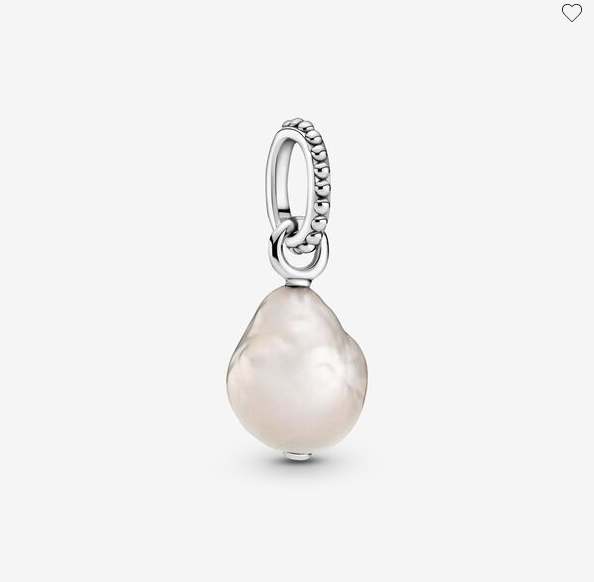 pandora schmuck silber-anhänger süßwasser-barockzuchtperle