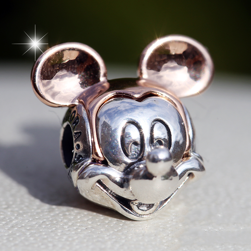 Pandora Moment Mickey Mouse Two Tone Charms