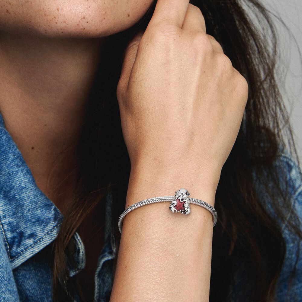 pandora canadian beaver & maple leaf charm