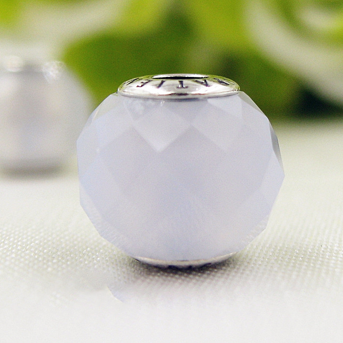 pandora essence silver blue agate patience charm