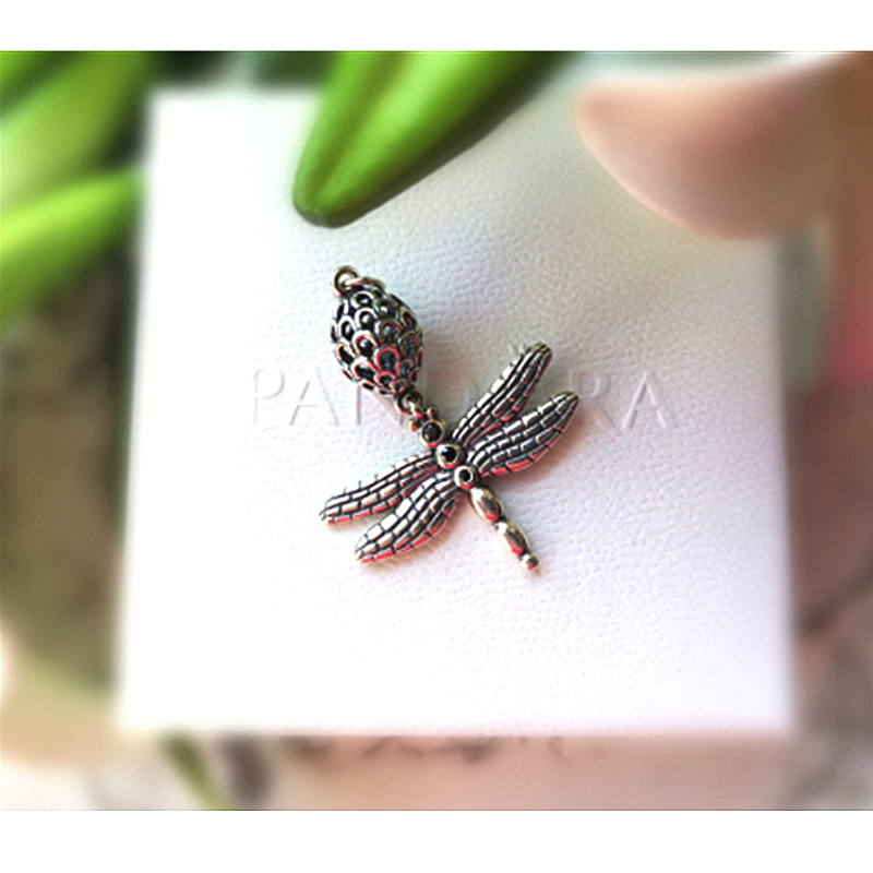 pandora stunning rare dragonfly sterling silver s925