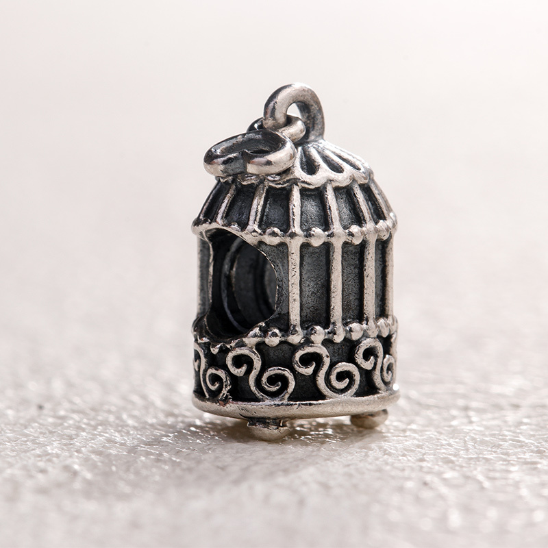 retired songbird pandora silver gold charm