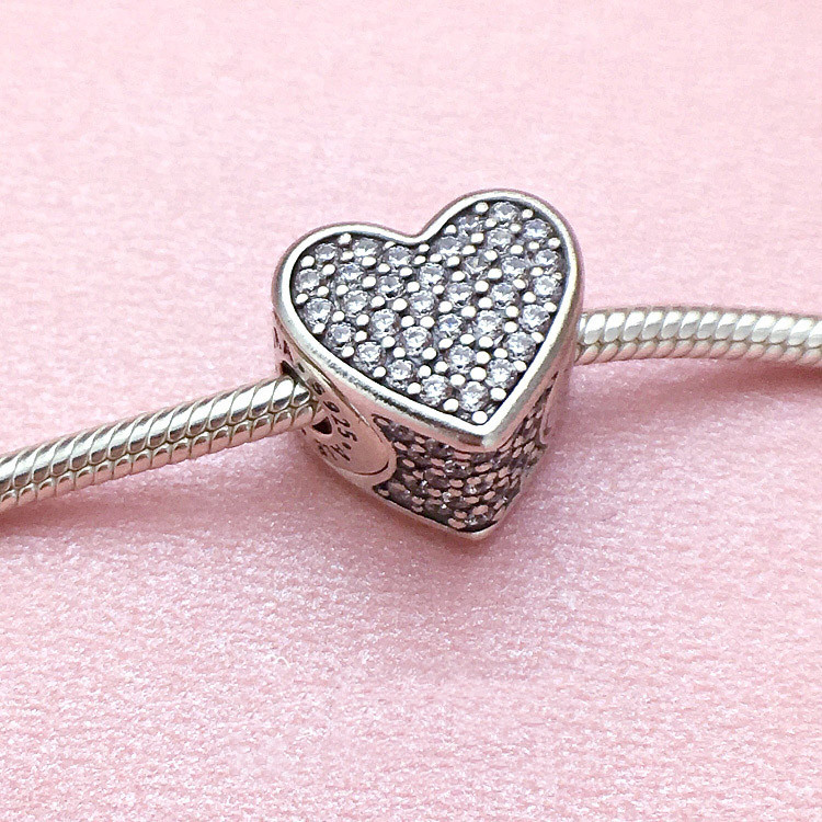 pandora essence love charm, heart, love