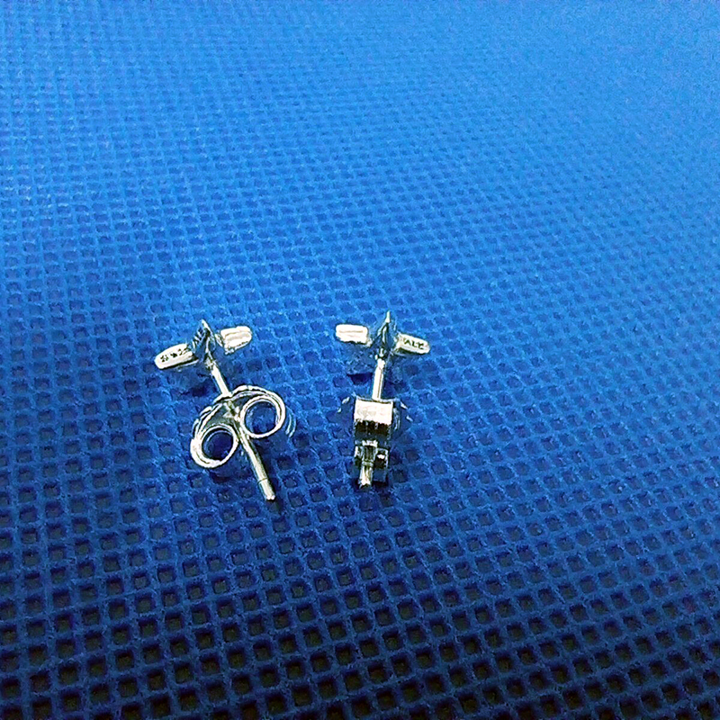pandora s925 silver sparkling star stud earrings