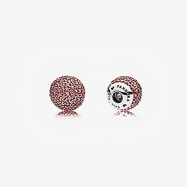 pandora pave open bangle caps clear charm