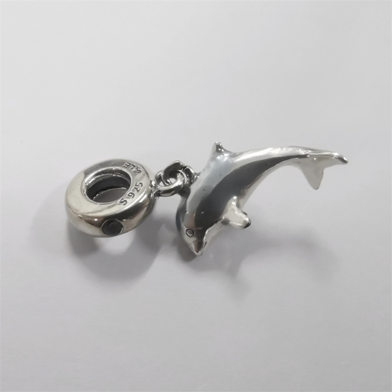 pandora shimmering dolphin dangle charm s925 ale