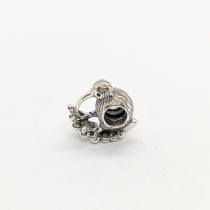 pandora kiwi & fern leaf charm ale s925