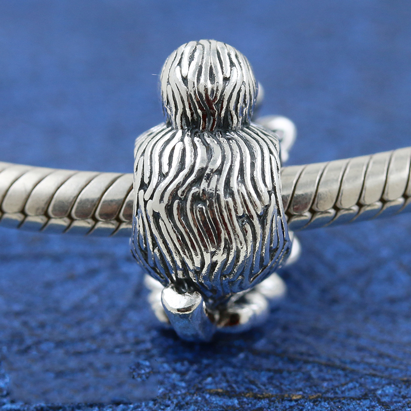 pandora kiwi & fern leaf charm ale s925